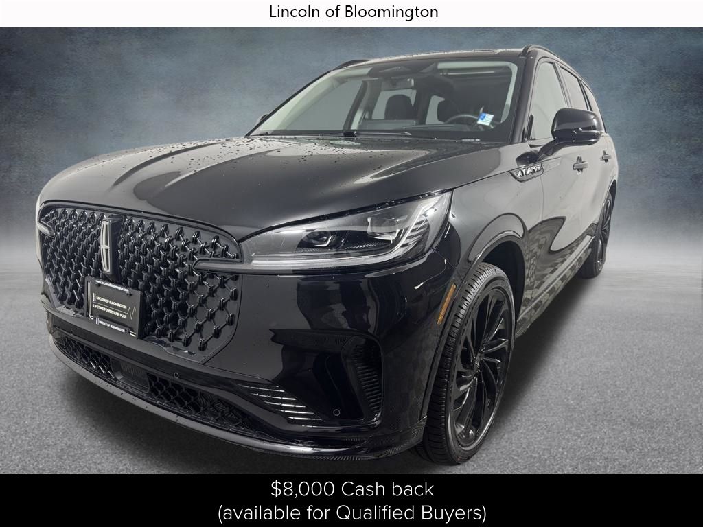 Infinite Black Metallic Clearcoat 2026 Lincoln Aviator SUV / Crossover All-Wheel Drive Automatic