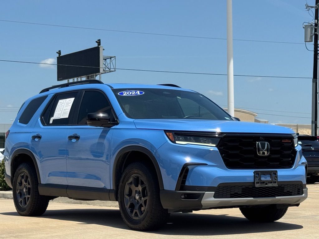 2024 Honda Pilot TrailSport Blue at AutoSavvy Houston Southwest