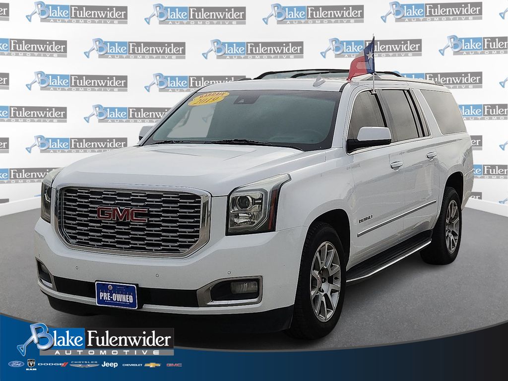 Summit White 2019 GMC Yukon XL Denali 4WD SUV / Crossover Four-Wheel Drive Automatic
