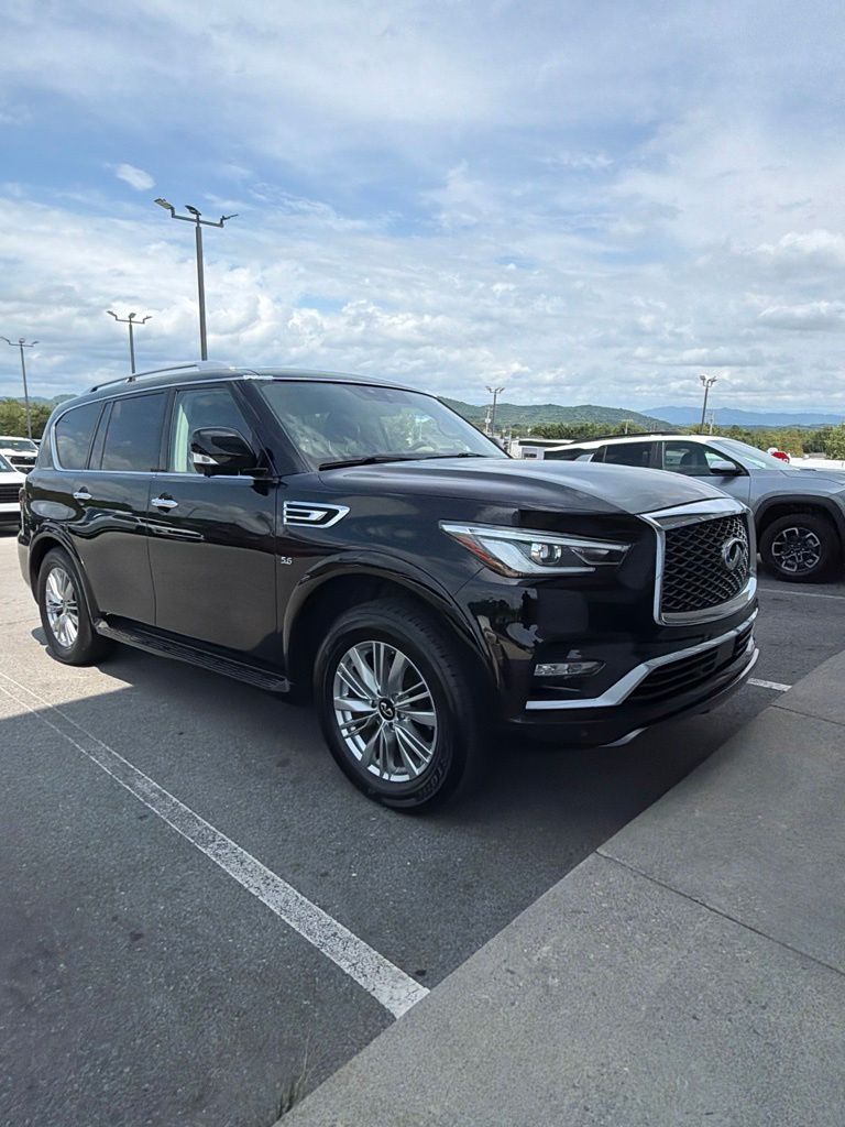 Black Obsidian 2019 INFINITI QX80 SUV / Crossover Rear-Wheel Drive 7-Speed Automatic