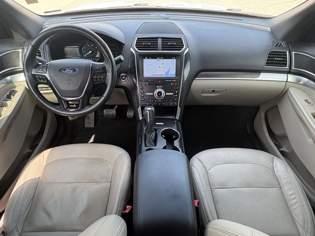 2018 Ford Explorer Limited White at Cook Ford