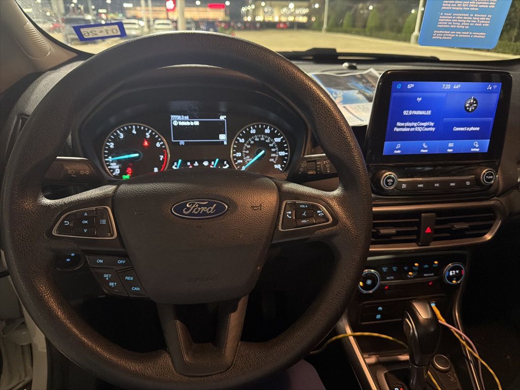 2021 Ford EcoSport SE White at Wharton Ford