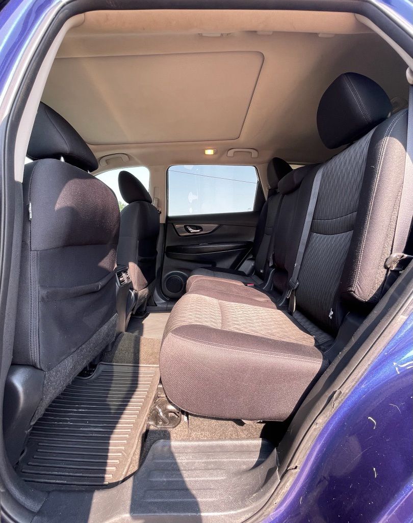 2018 Nissan Rogue SV Blue at Texan Dodge Chrysler Jeep Ram