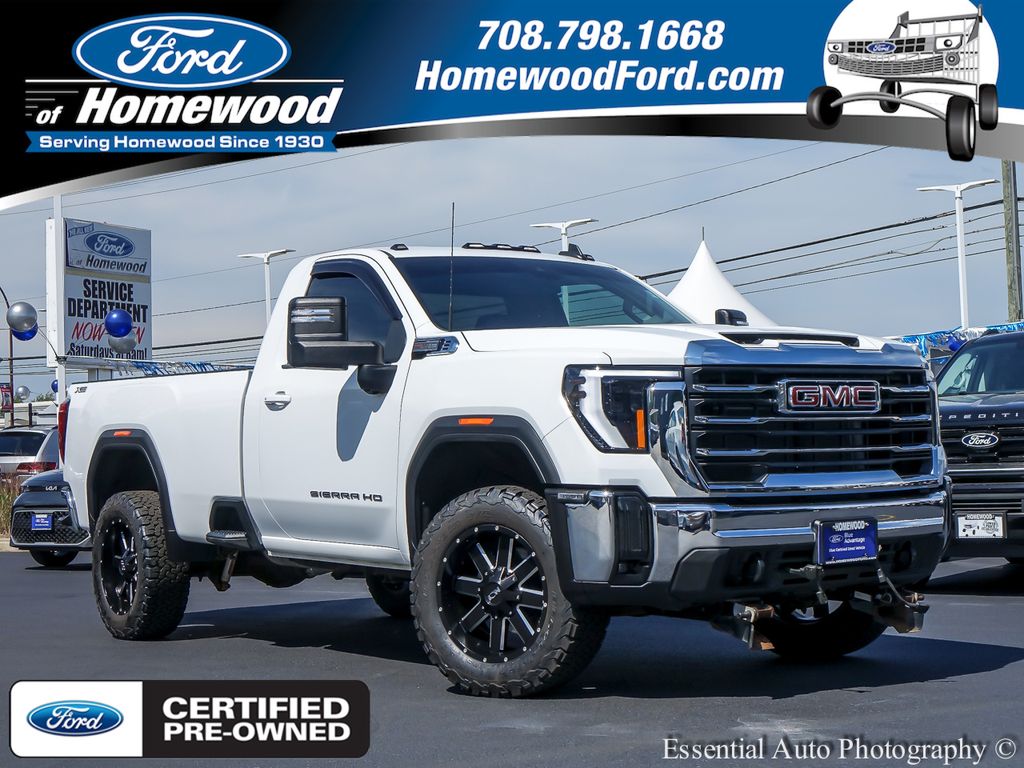 Summit White 2024 GMC Sierra 3500HD Pickup Truck Four-Wheel Drive Automatic