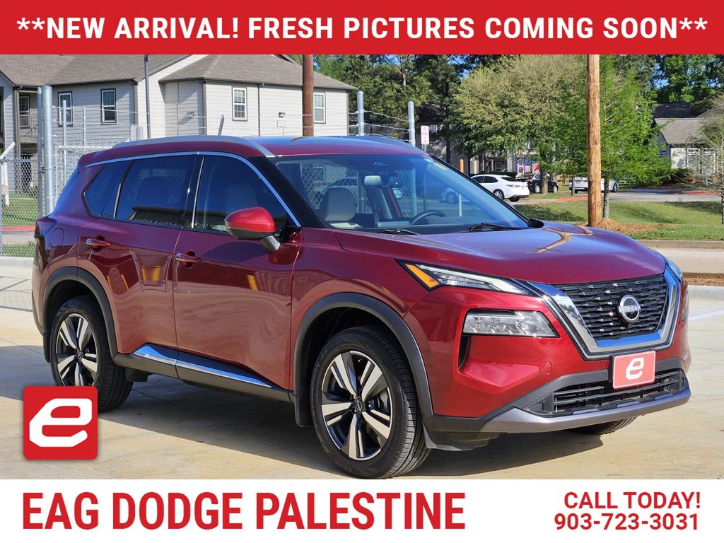 Red (Scarlet Ember Tintcoat) 2023 Nissan Rogue SL AWD SUV / Crossover All-Wheel Drive Continuously Variable Transmission