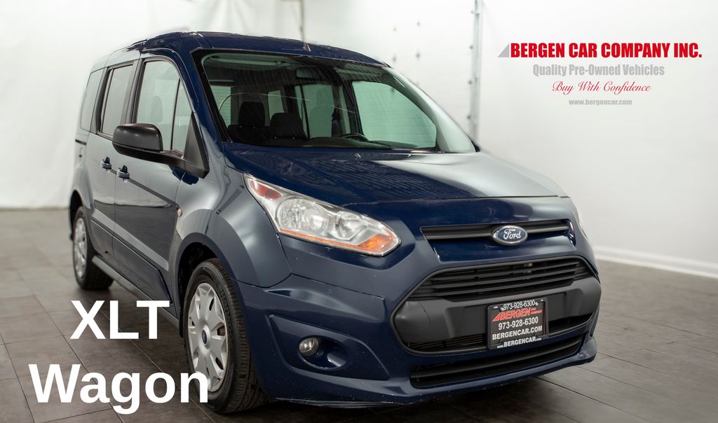 Dark Blue 2017 Ford Transit Connect Van Front-Wheel Drive 6-Speed Automatic