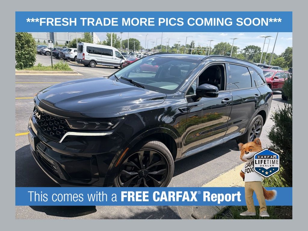 Ebony Black 2022 Kia Sorento SUV / Crossover All-Wheel Drive 8-Speed Dual Clutch