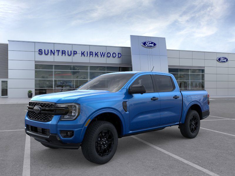 Velocity Blue Metallic 2026 Ford Ranger XLT SuperCrew 4WD Pickup Truck Four-Wheel Drive Automatic