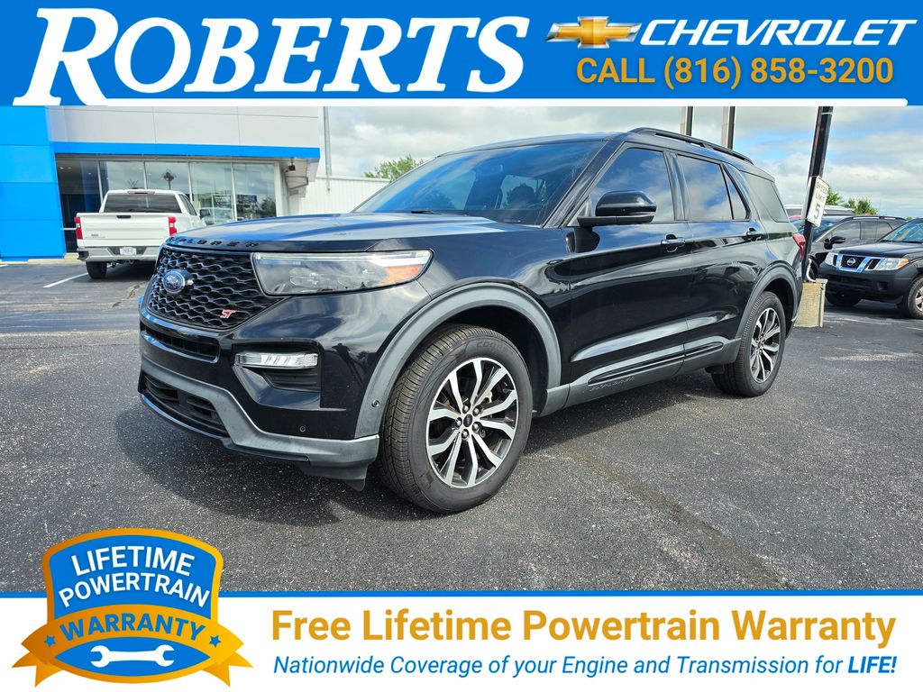 Black Metallic 2020 Ford Explorer SUV / Crossover All-Wheel Drive Automatic