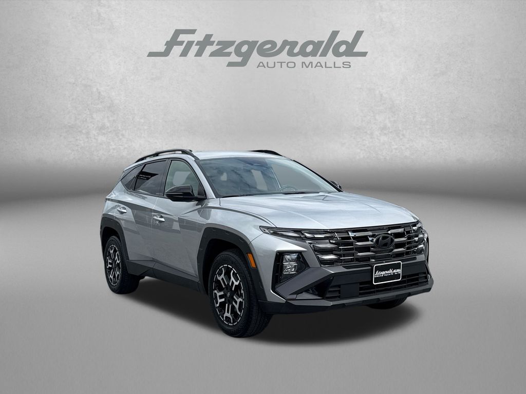 Shimmering Silver 2025 Hyundai Tucson SUV / Crossover All-Wheel Drive 8-Speed Automatic