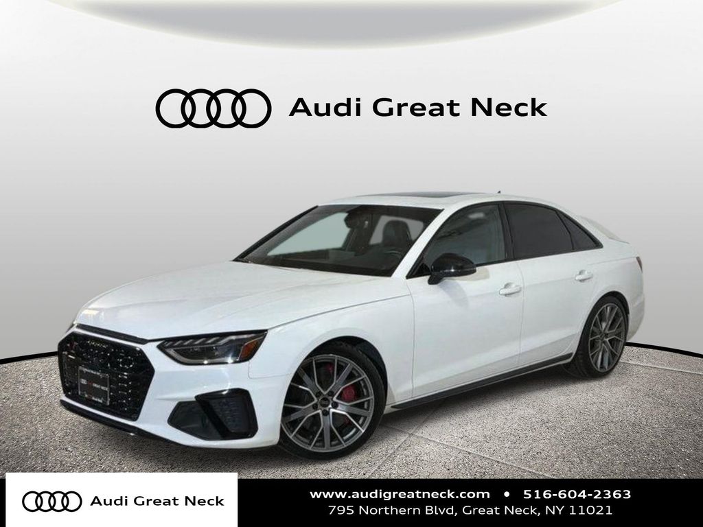 Ibis White 2023 Audi S4 3.0T quattro Premium Plus AWD Sedan All-Wheel Drive 8-Speed Automatic