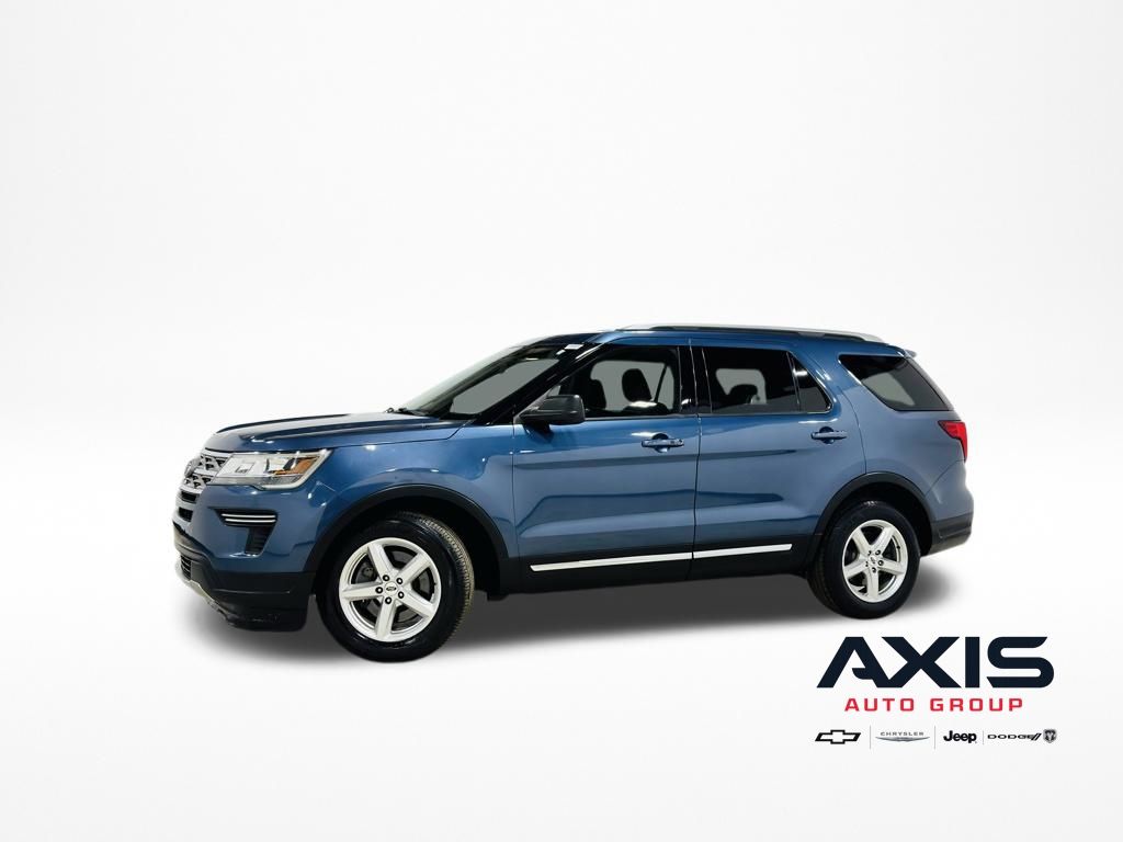 Blue Metallic 2018 Ford Explorer XLT SUV / Crossover Front-Wheel Drive 6-Speed Automatic