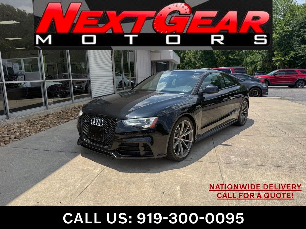Black 2015 Audi RS 5 Coupe  7-Speed Automatic