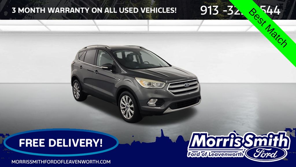 White Platinum Metallic Tri-Coat 2017 Ford Escape SUV / Crossover Front-Wheel Drive 6-Speed Automatic
