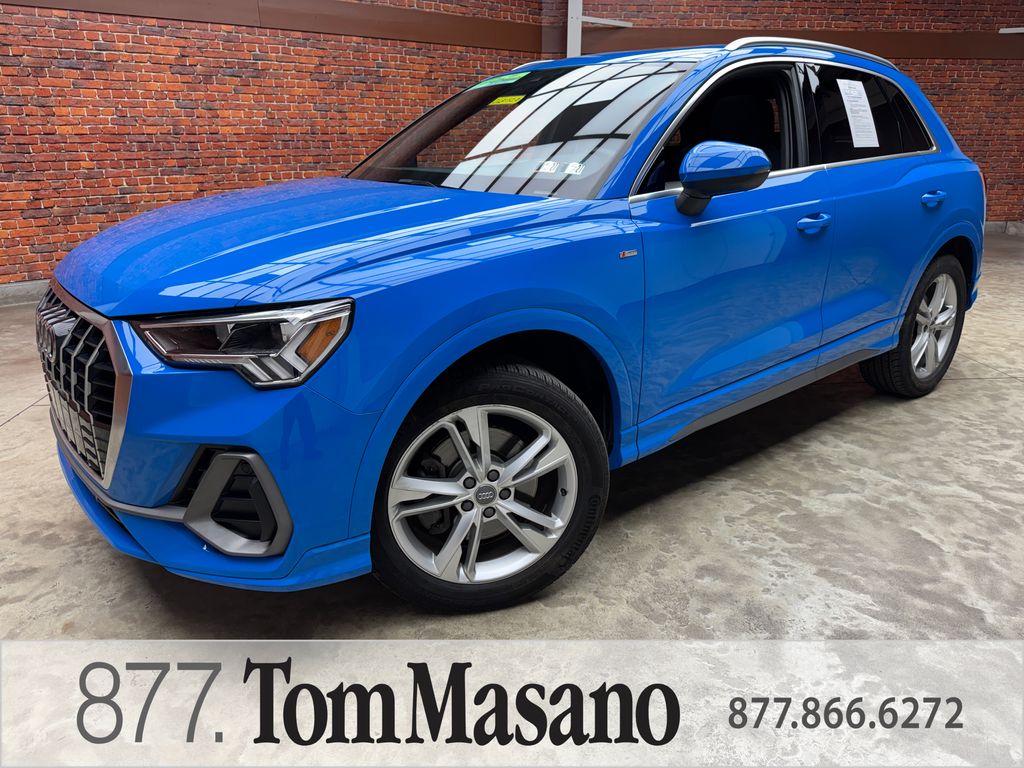 Blue 2020 Audi Q3 SUV / Crossover All-Wheel Drive 8-Speed Automatic