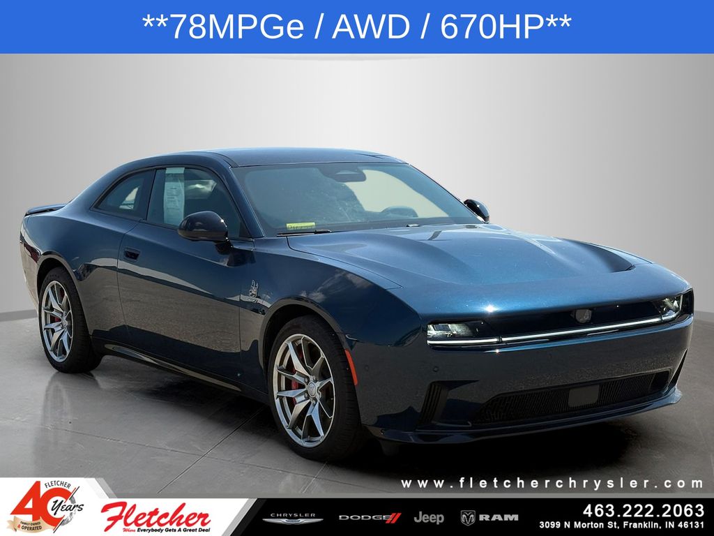 After Dark 2024 Dodge Charger Daytona Coupe All-Wheel Drive 1-Speed Automatic
