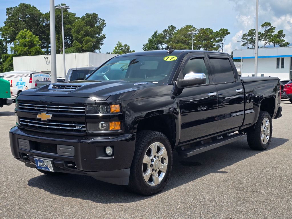 Black 2017 Chevrolet Silverado 2500HD Pickup Truck Four-Wheel Drive 6-Speed Automatic