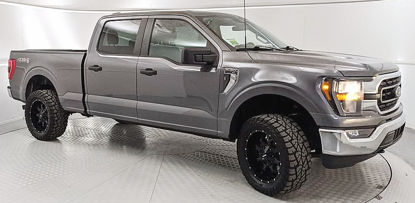 Gray 2023 Ford F-150 Pickup Truck Four-Wheel Drive Automatic
