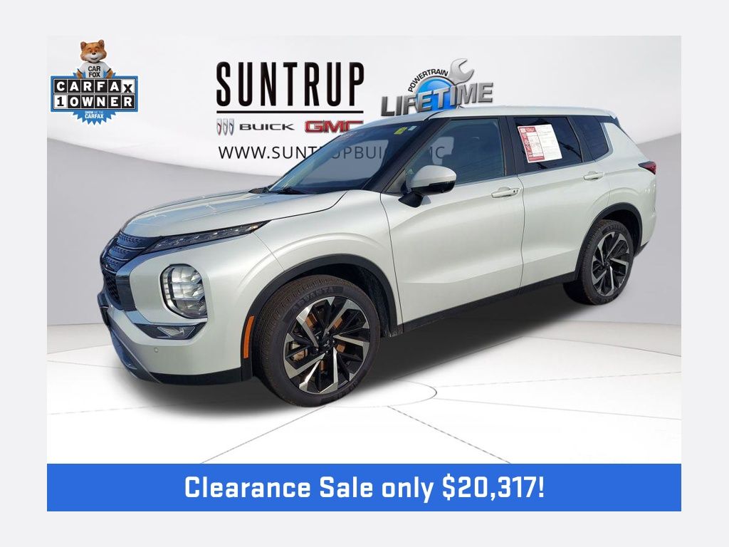 White Diamond 2024 Mitsubishi Outlander SE FWD SUV / Crossover Front-Wheel Drive Continuously Variable Transmission