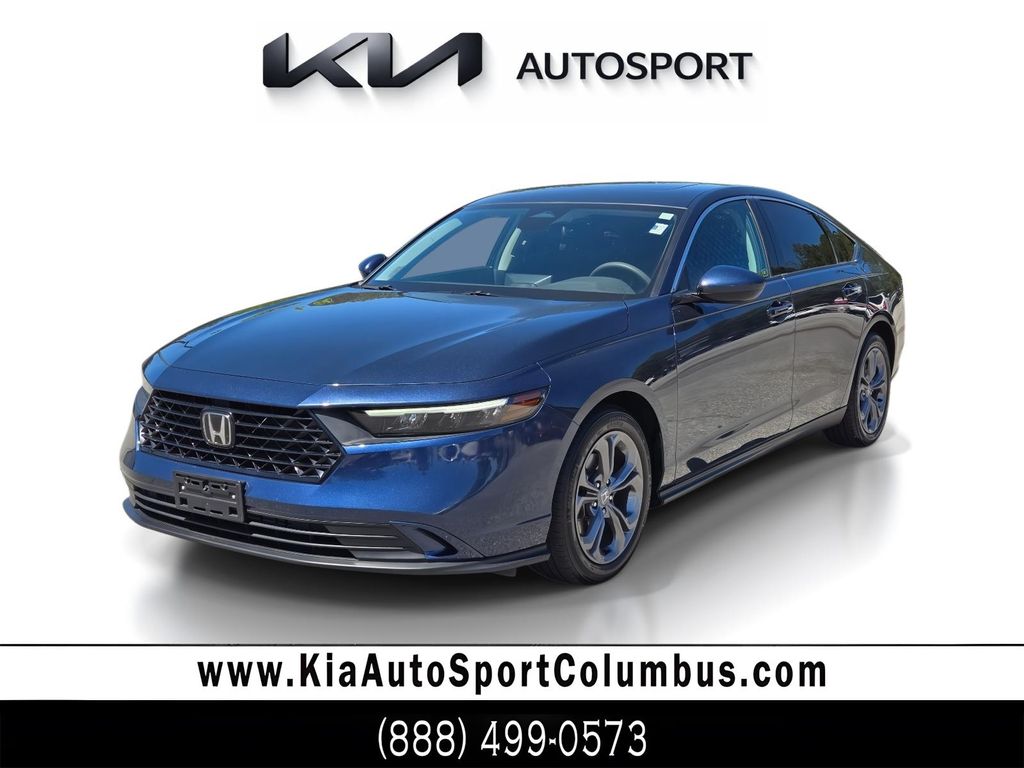 Canyon River Blue Metallic 2024 Honda Accord EX FWD Sedan Front-Wheel Drive Continuously Variable Transmission