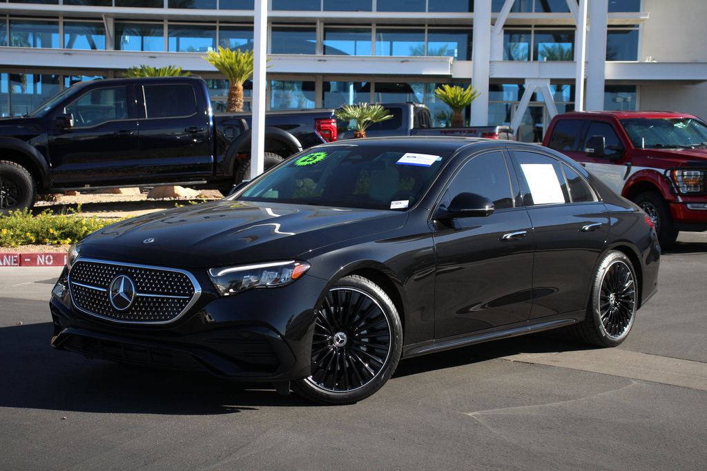 Obsidian Black Metallic 2025 Mercedes-Benz E-Class Sedan Rear-Wheel Drive 9-Speed Automatic