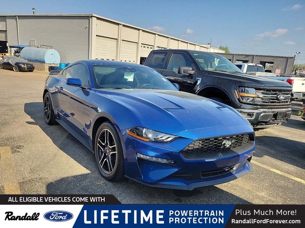 Atlas Blue Metallic 2022 Ford Mustang EcoBoost Premium Fastback RWD Coupe Rear-Wheel Drive Automatic