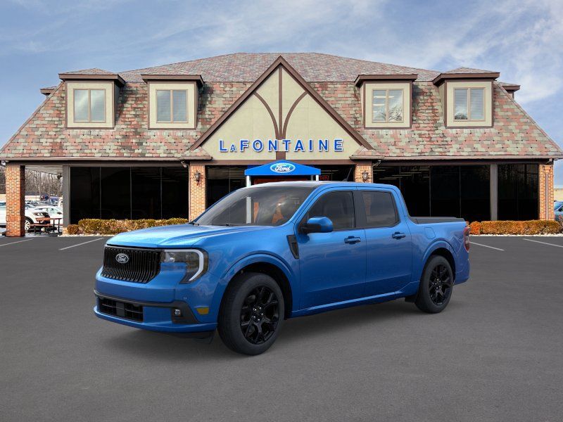 Blue 2025 Ford Maverick Pickup Truck All-Wheel Drive 7-Speed Automatic
