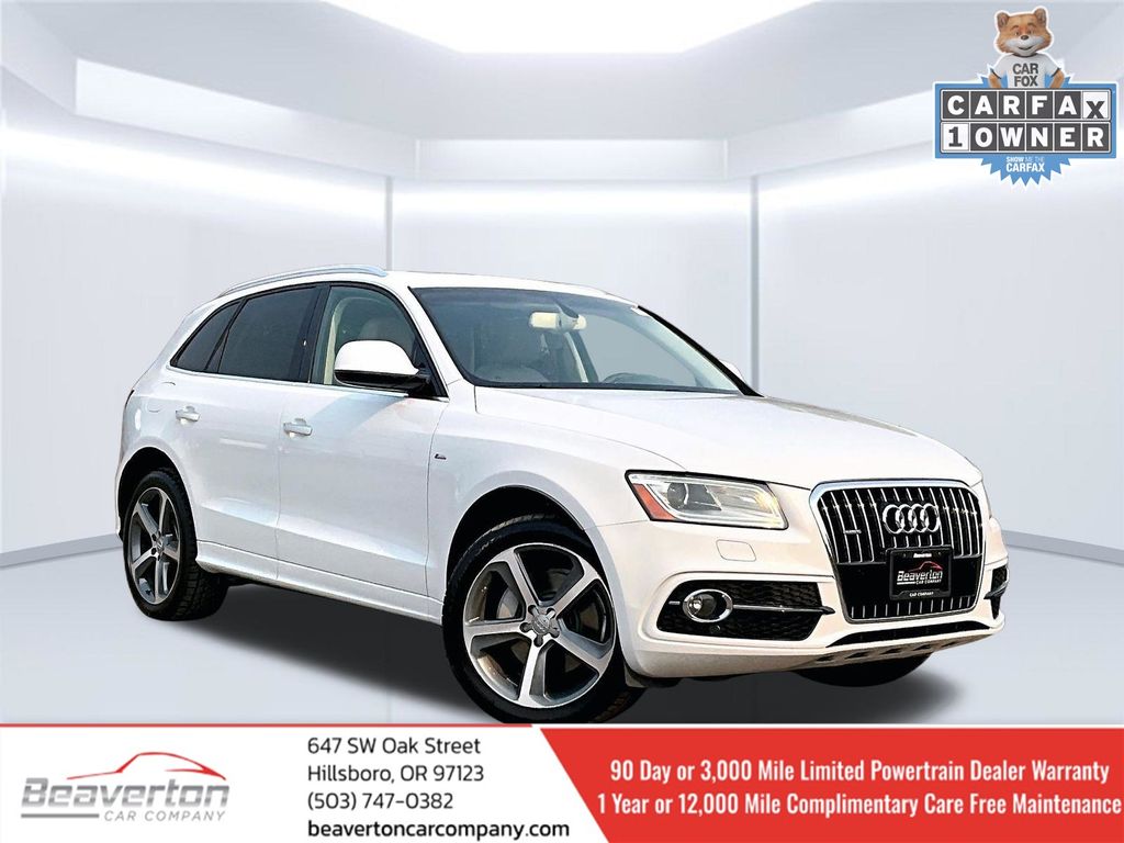 Glacier White 2017 Audi Q5 SUV / Crossover All-Wheel Drive 8-Speed Automatic