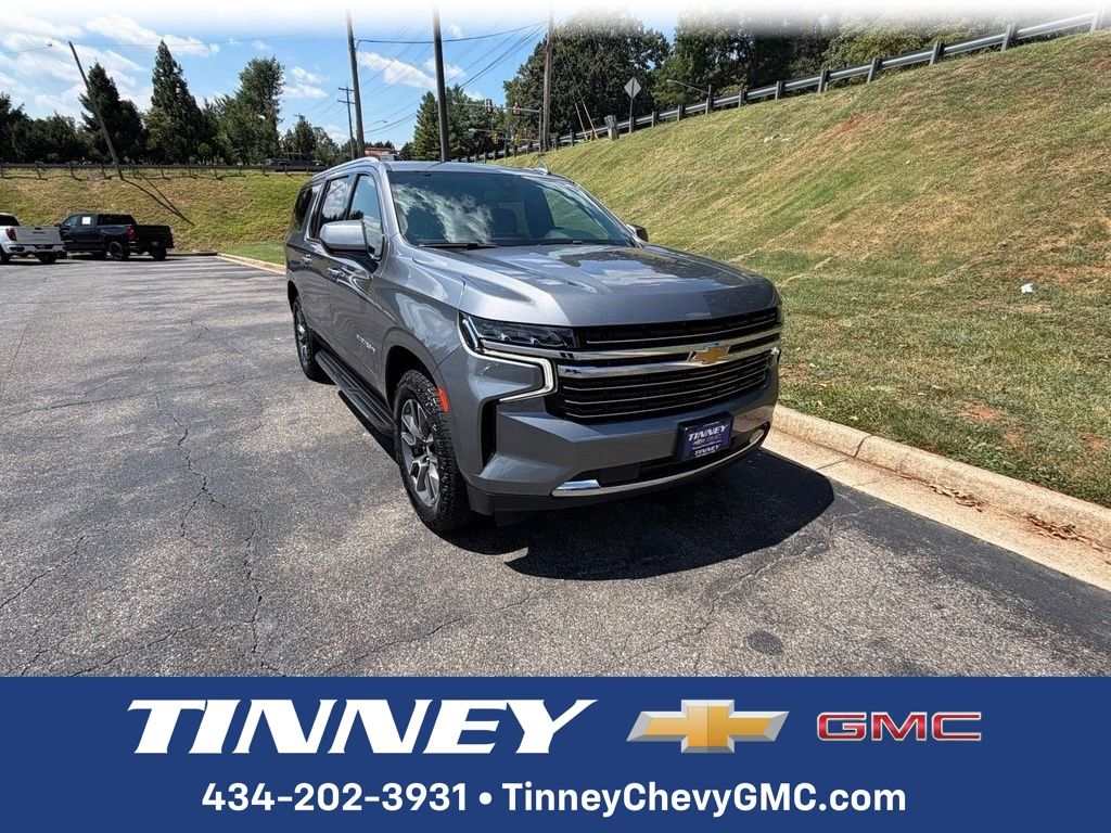 Gray (Satin Steel Metallic) 2021 Chevrolet Suburban SUV / Crossover Four-Wheel Drive 