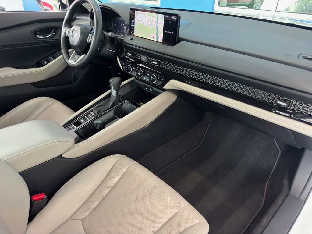 2025 Honda Accord Hybrid Touring White at Community Honda