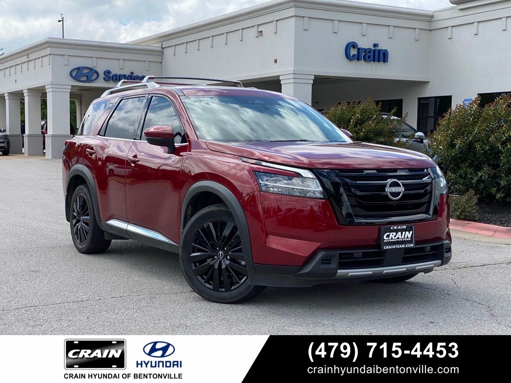 Red (Scarlet) 2024 Nissan Pathfinder SUV / Crossover All-Wheel Drive 9-Speed Automatic