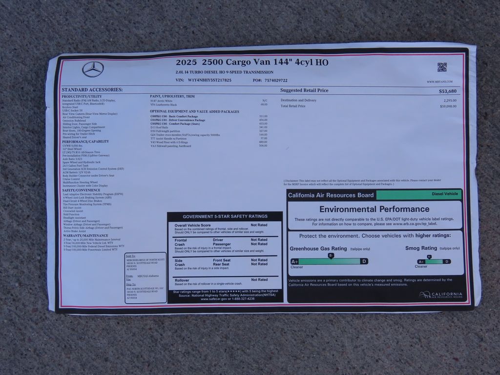 2025 Mercedes-Benz Sprinter 2500 9