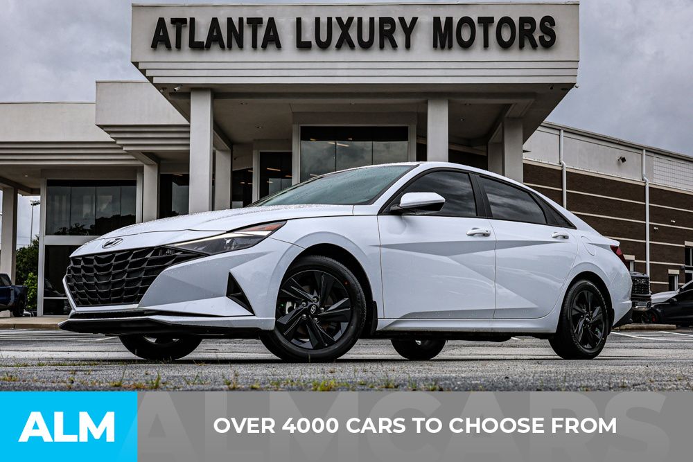 2023 Hyundai Elantra Hybrid Blue photo 2