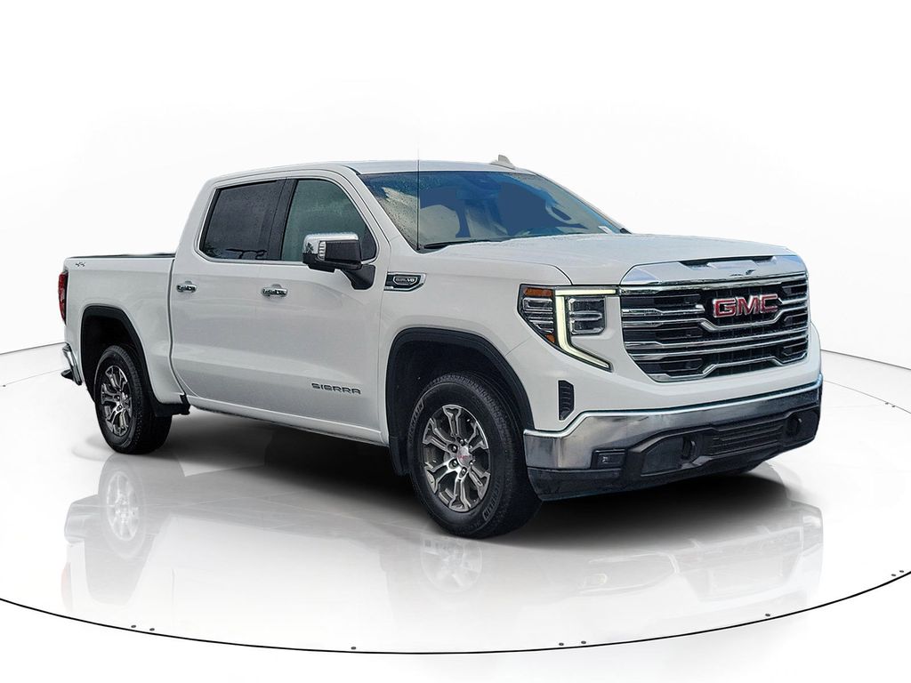 Summit White 2025 GMC Sierra 1500 Pickup Truck Four-Wheel Drive Automatic