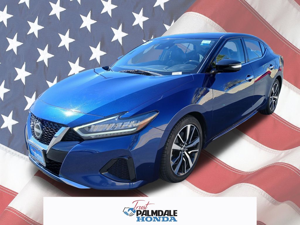 Deep Blue Pearl 2023 Nissan Maxima SV FWD Sedan Front-Wheel Drive Continuously Variable Transmission