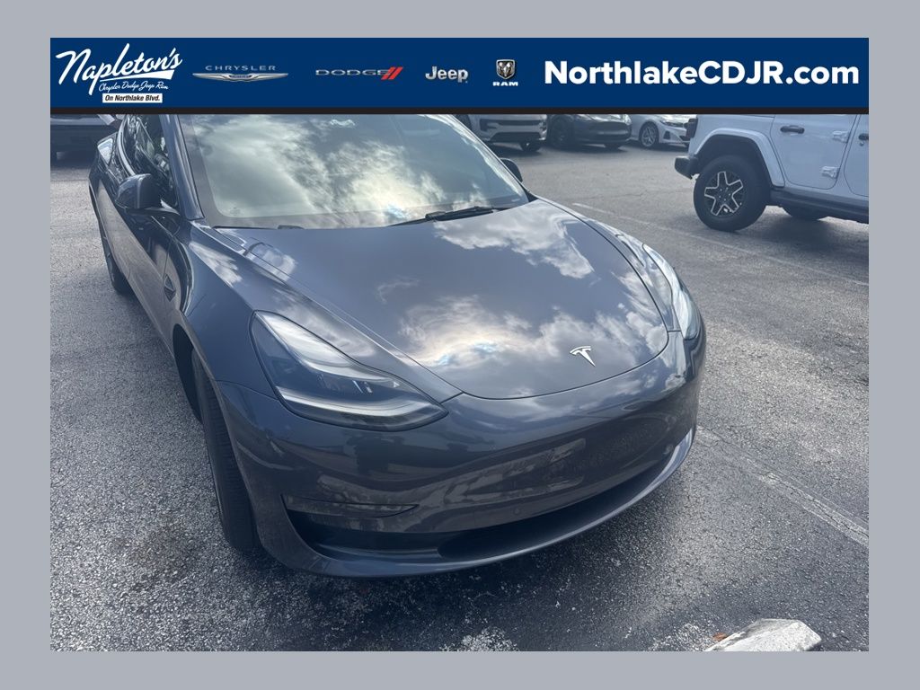 Gray 2022 Tesla Model 3 Long Range AWD Sedan All-Wheel Drive 1-Speed Automatic