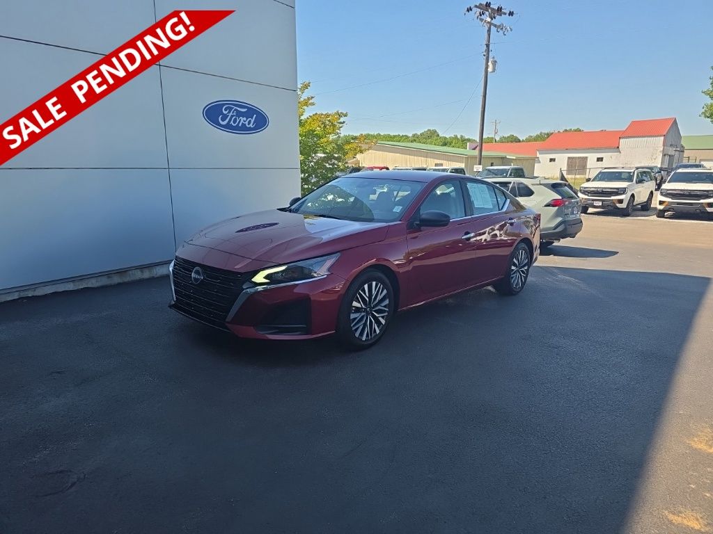 Red (Scarlet Ember) 2025 Nissan Altima Sedan Front-Wheel Drive Continuously Variable Transmission