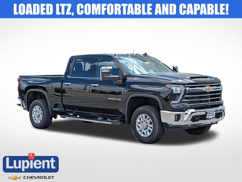 Black 2024 Chevrolet Silverado 2500HD Pickup Truck Four-Wheel Drive Automatic