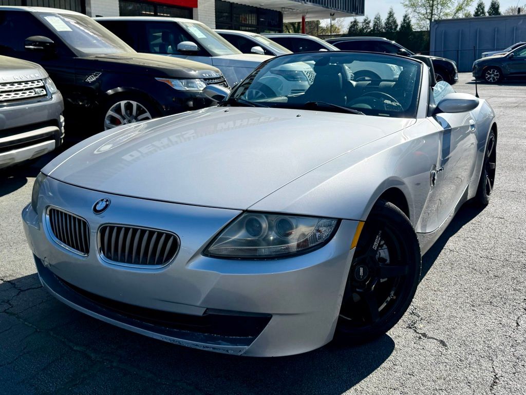 Titanium Silver Metallic 2008 BMW Z4 Convertible Rear-Wheel Drive 6-Speed Manual