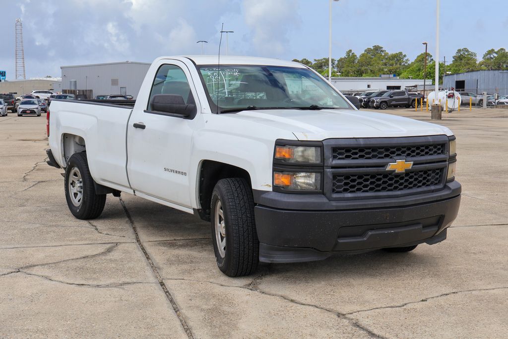 Summit White 2015 Chevrolet Silverado 1500 LS RWD Pickup Truck 4X2 6-Speed Automatic Overdrive