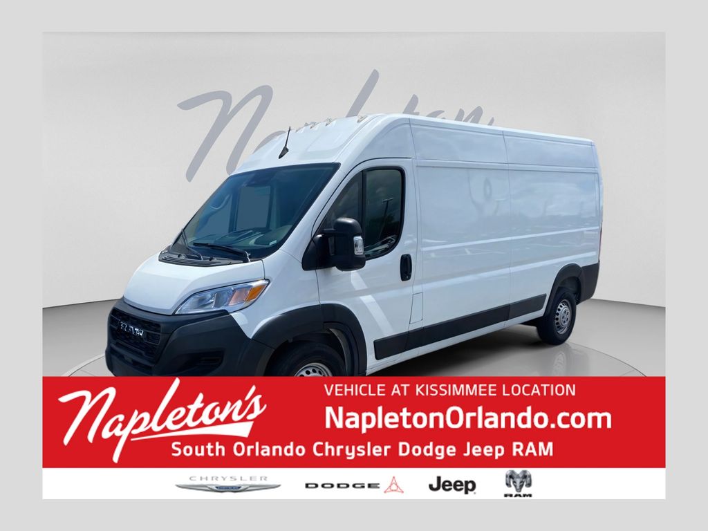 Bright White Clearcoat 2025 RAM ProMaster Van 9-Speed Automatic