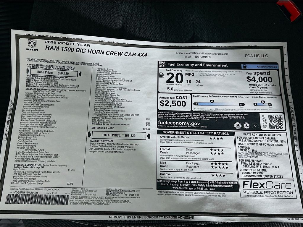 New 2026 White Ram Big Horn 12in image 21