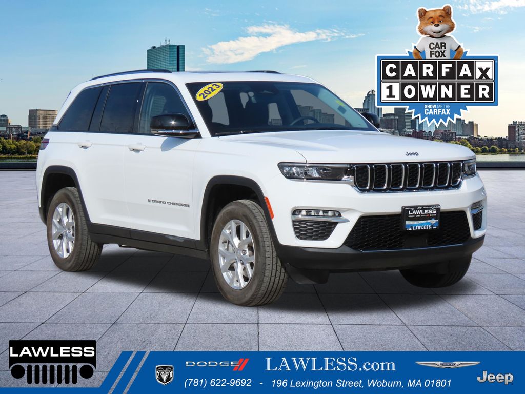 Bright White Clearcoat 2023 Jeep Grand Cherokee Limited 4WD SUV / Crossover Four-Wheel Drive 8-Speed Automatic