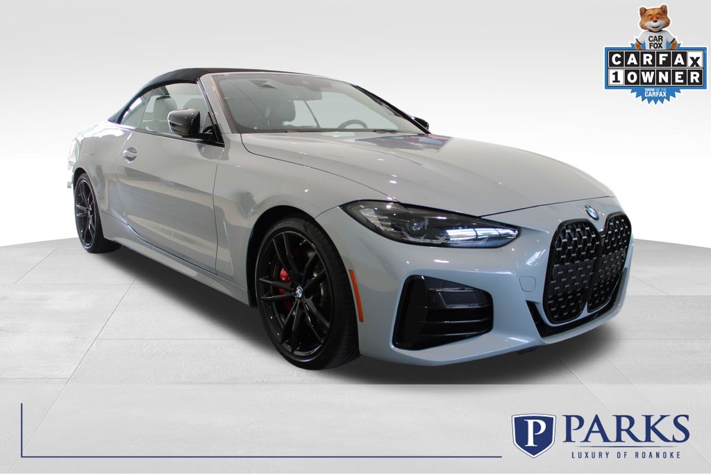 Brooklyn Gray Metallic 2024 BMW 4 Series Convertible Rear-Wheel Drive 8-Speed Automatic