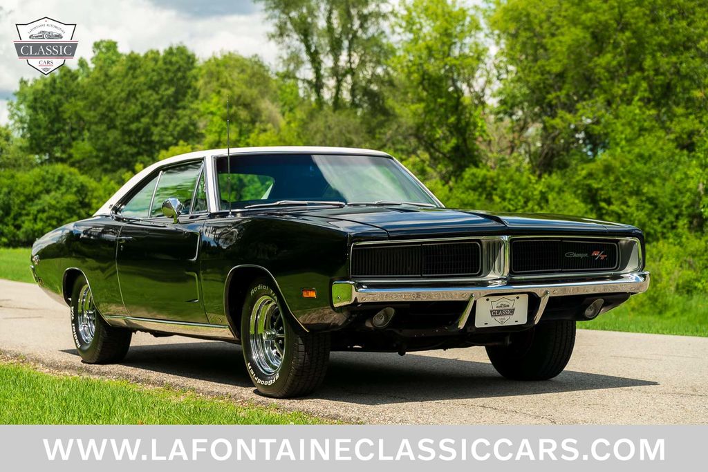 Black 1969 Dodge Charger Sedan  Manual