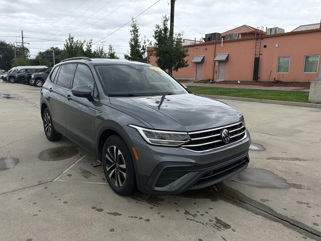Platinum Gray Metallic 2024 Volkswagen Tiguan SUV / Crossover Front-Wheel Drive 8-Speed Automatic