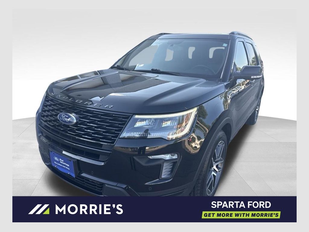 Shadow Black 2018 Ford Explorer SUV / Crossover All-Wheel Drive 6-Speed Automatic