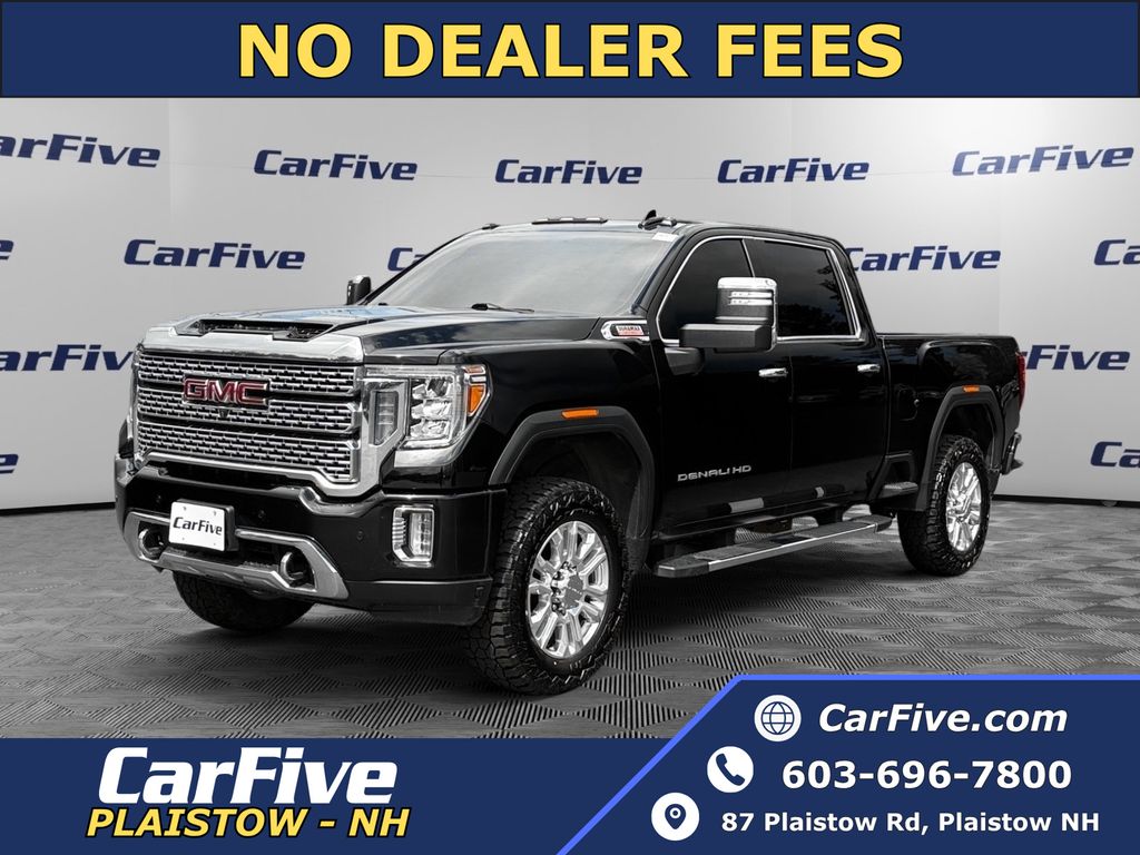 Onyx Black 2022 GMC Sierra 2500HD Denali Crew Cab 4WD Pickup Truck Four-Wheel Drive Automatic
