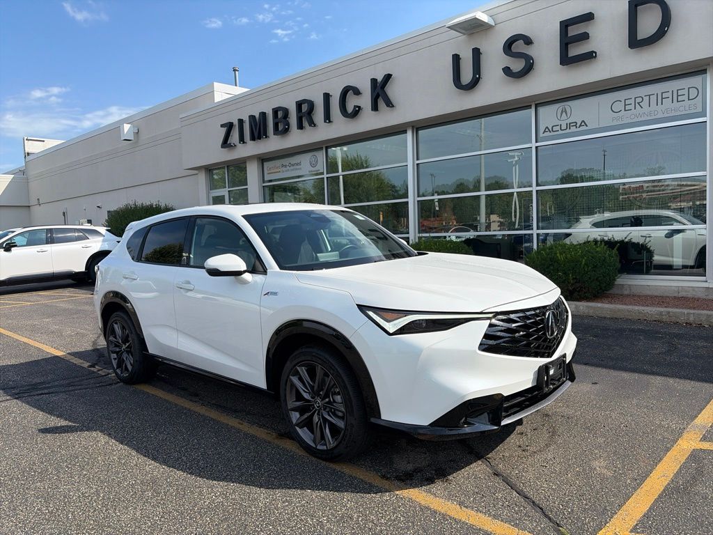 Platinum White Pearl 2025 Acura ADX SUV / Crossover All-Wheel Drive Continuously Variable Transmission