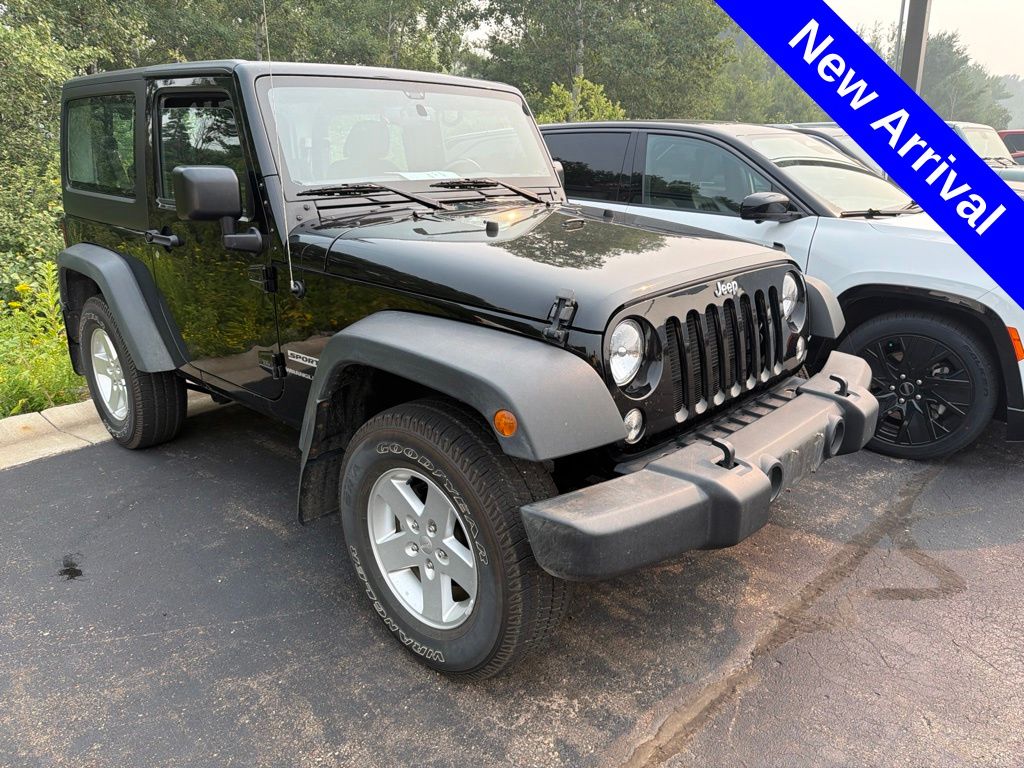 Black Clearcoat 2018 Jeep Wrangler SUV / Crossover Four-Wheel Drive 5-Speed Automatic